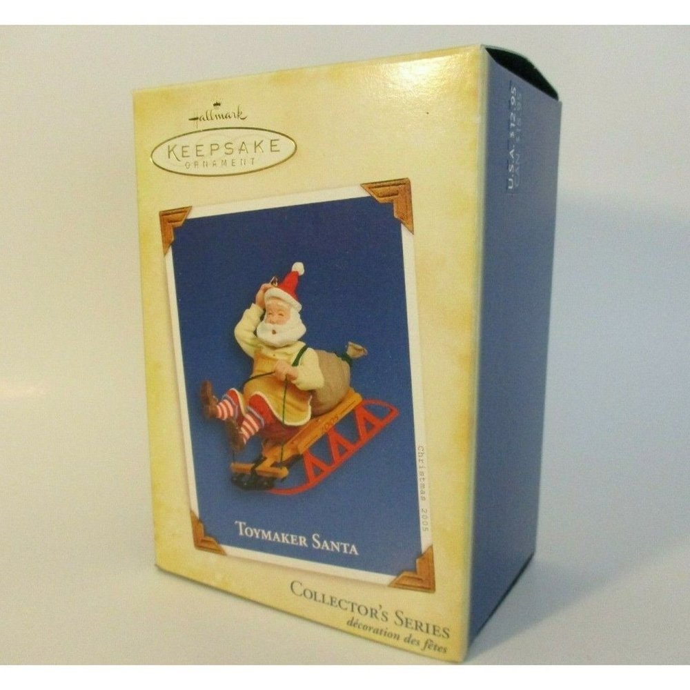 Hallmark Keepsake Ornament Toymaker Santa 6th sixth in the series 2005